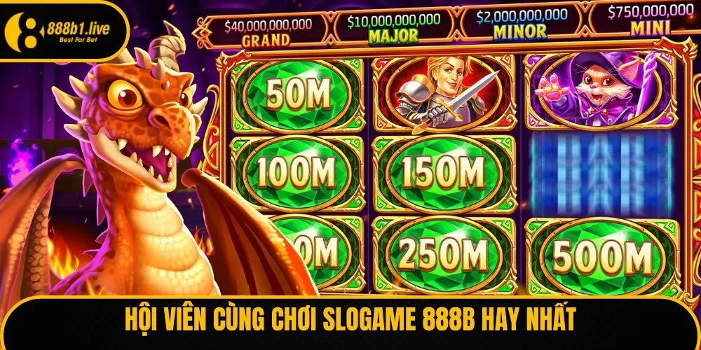 Hội viên cùng chơi slogame 888B hay nhất